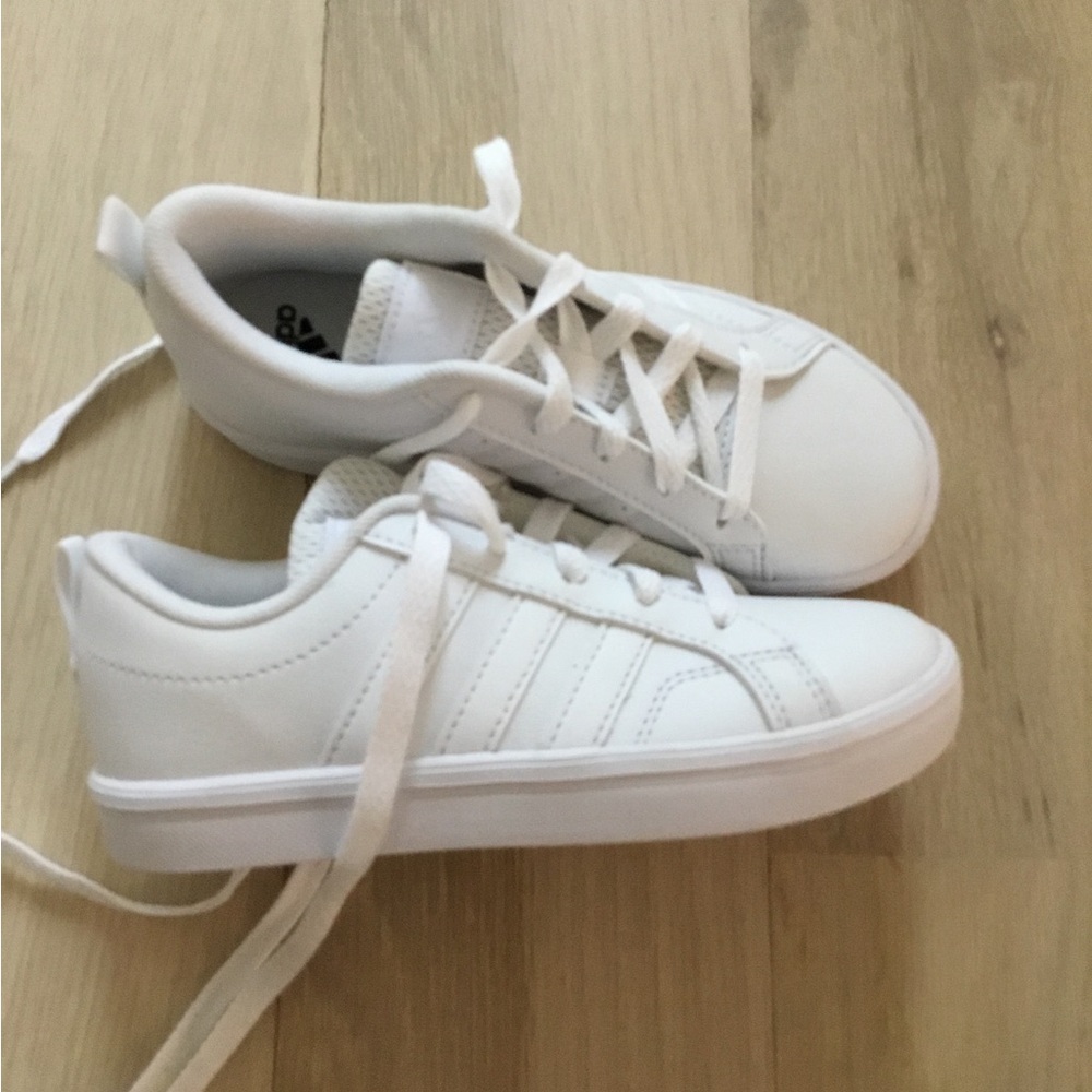 Adidas Kids White Sneakers